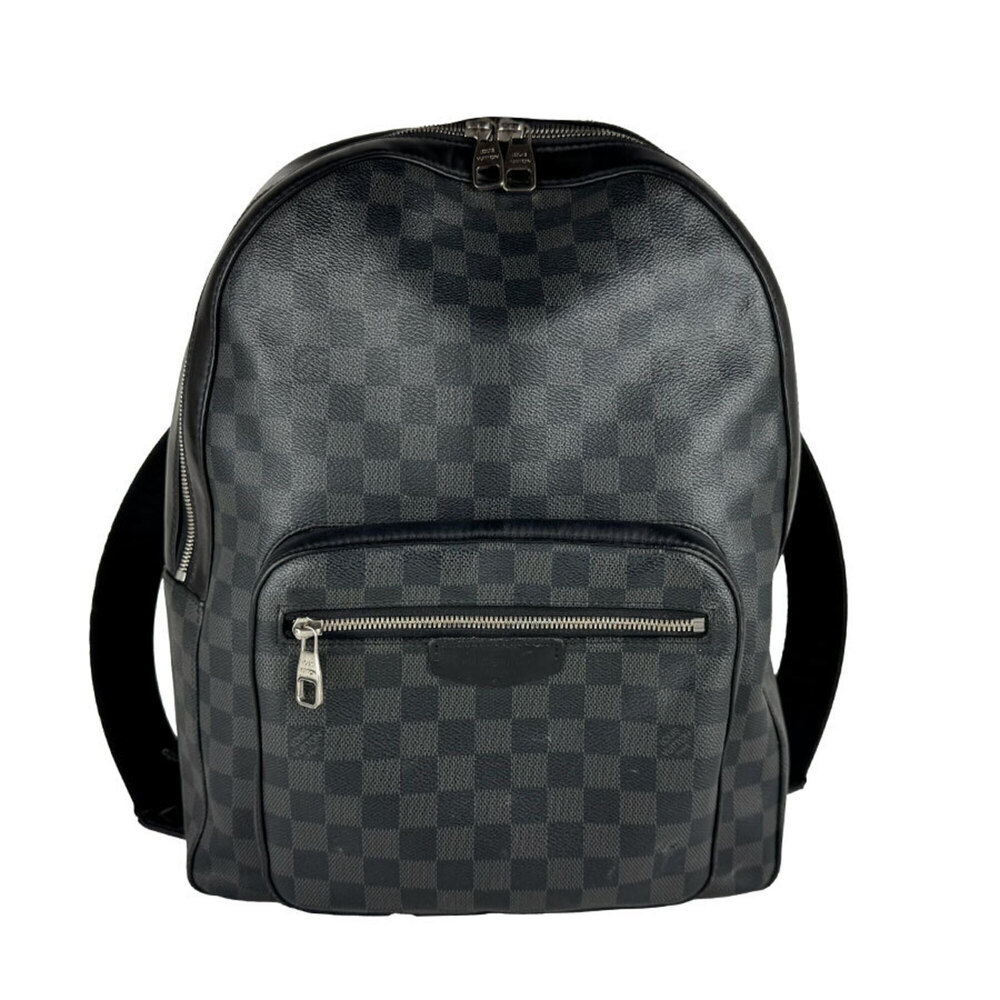 Louis Vuitton LOUIS VUITTON Backpack Damier Graphite Josh Canvas Black Men's ...